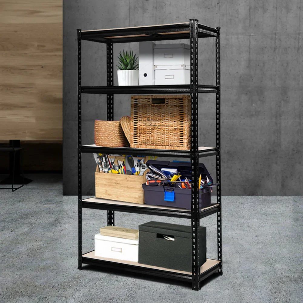 1.5M Garage Shelving Warehouse Rack Pallet Racking Storage Shelve Black - Image 7