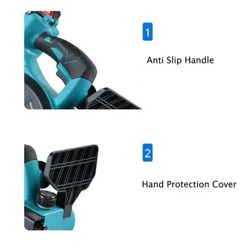 12"inch Cordless Electric Chainsaw + 2 Battery 2 Chain Brushless Wood Cutter Saw - Image 10