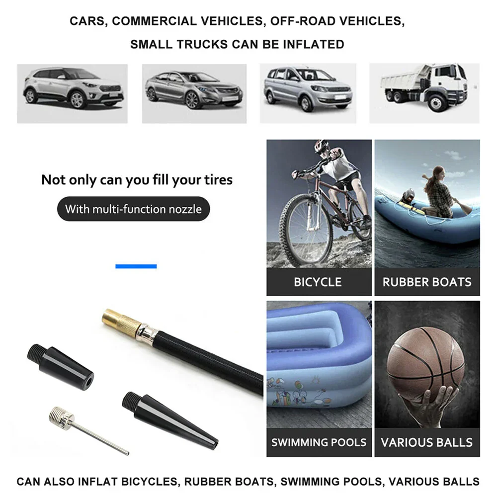 12V 150PSI Car Air Compressor Portable Tyre Deflator Inflator Pump 4WD Car Truck - Image 2