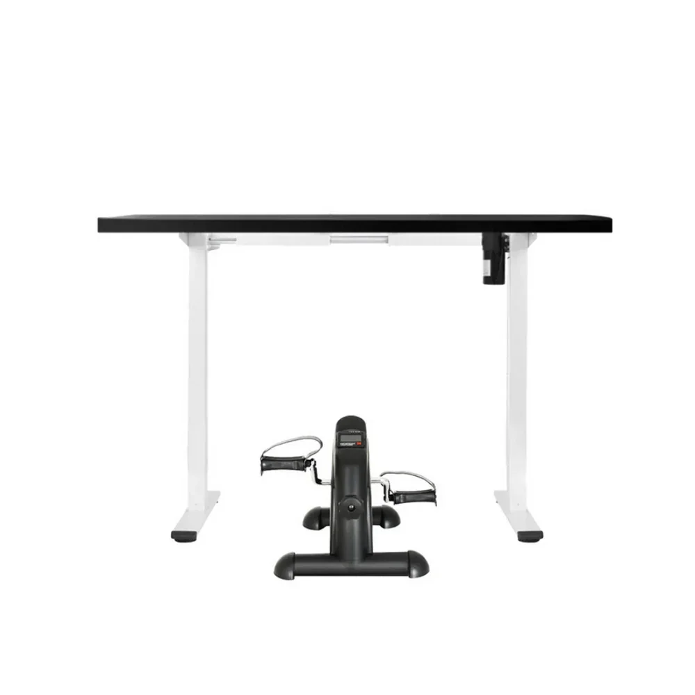 140cm  Electric Standing Desk with Mini Pedal Exercise Bike Home Office - Image 3