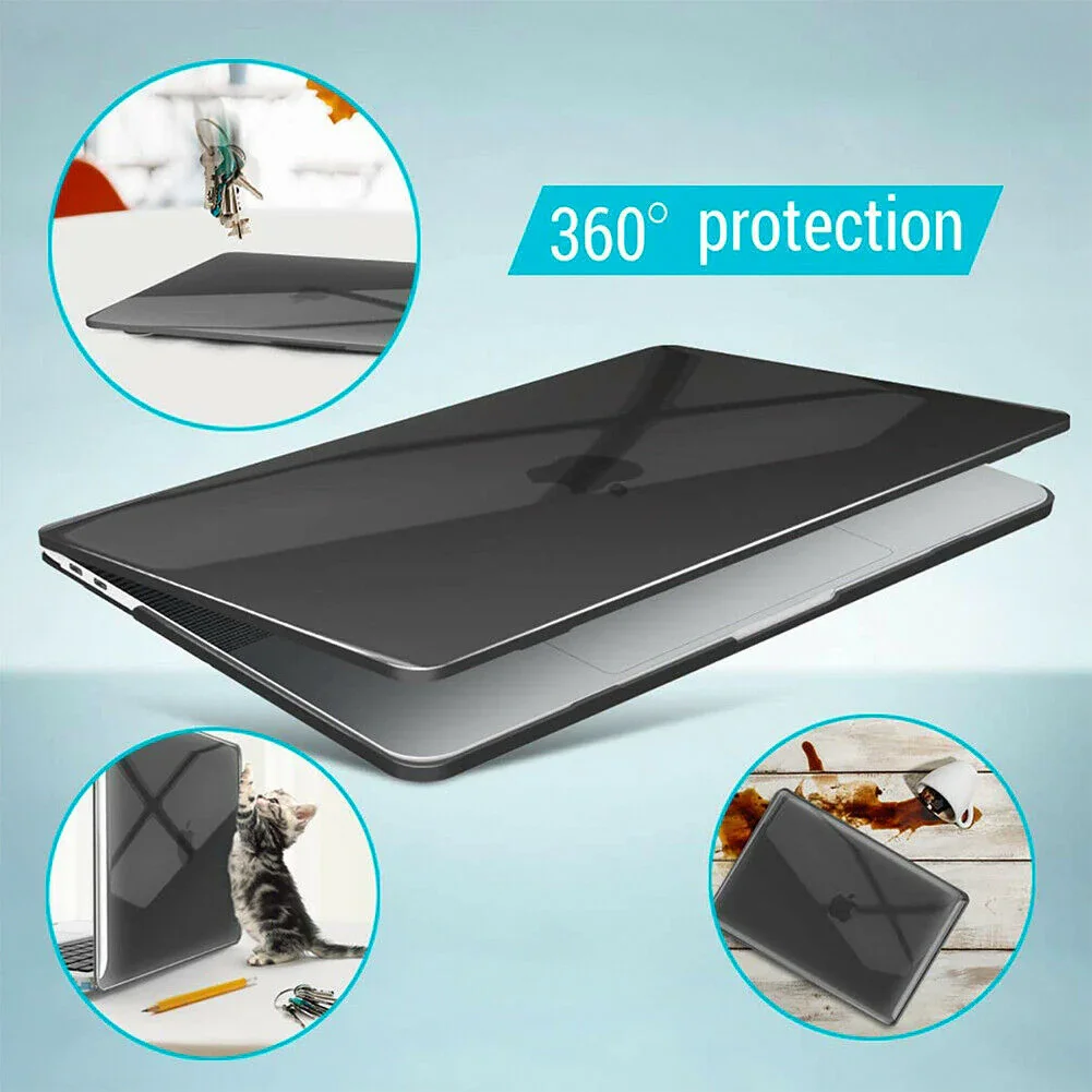 2020 Macbook Pro 13 Inch Case Plastic Hard Case Shell for 2020 Macbook Pro A2251 A2289 A2179(Black) - Image 6