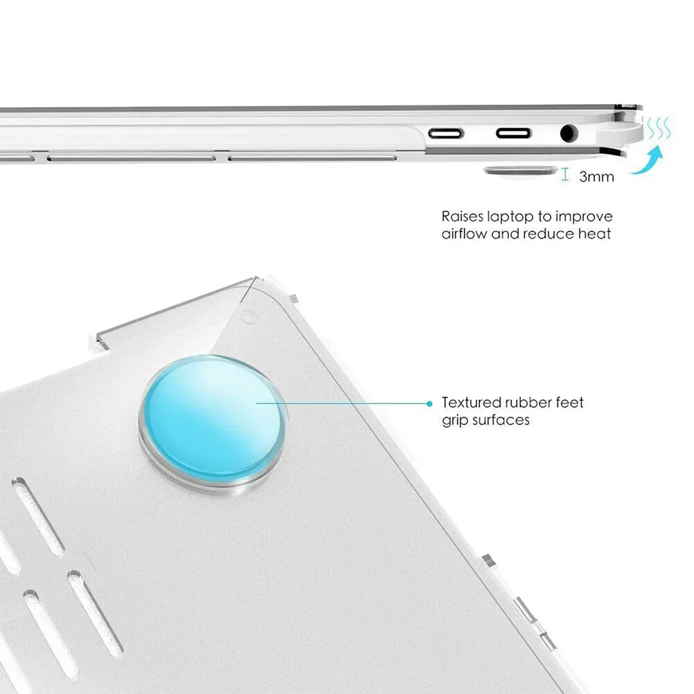 2020 Macbook Pro 13 Inch Case Plastic Hard Case Shell for 2020 Macbook Pro A2251 A2289 A2179(Clear) - Image 7