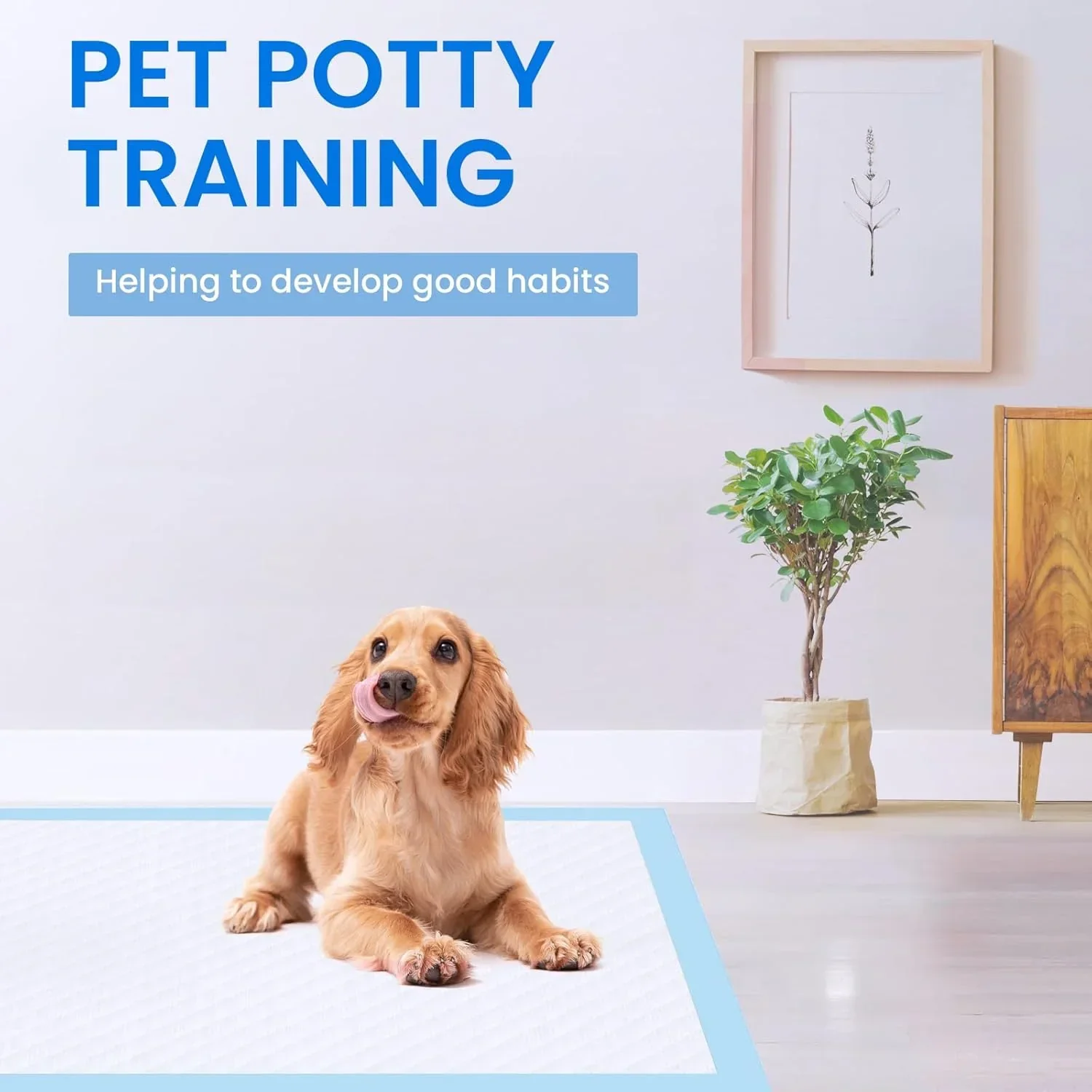 50pcs Pet Training Pads Puppy Toilet Dog Pee Indoor 60x90cm Super Absorbent - Image 3