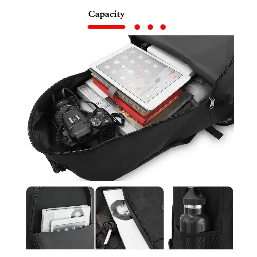60L Travel Boarding Backpack Outdoor Trekking Luggage Hiking Camping Rucksack Large Capacity Storage BackpackBlack - Image 5