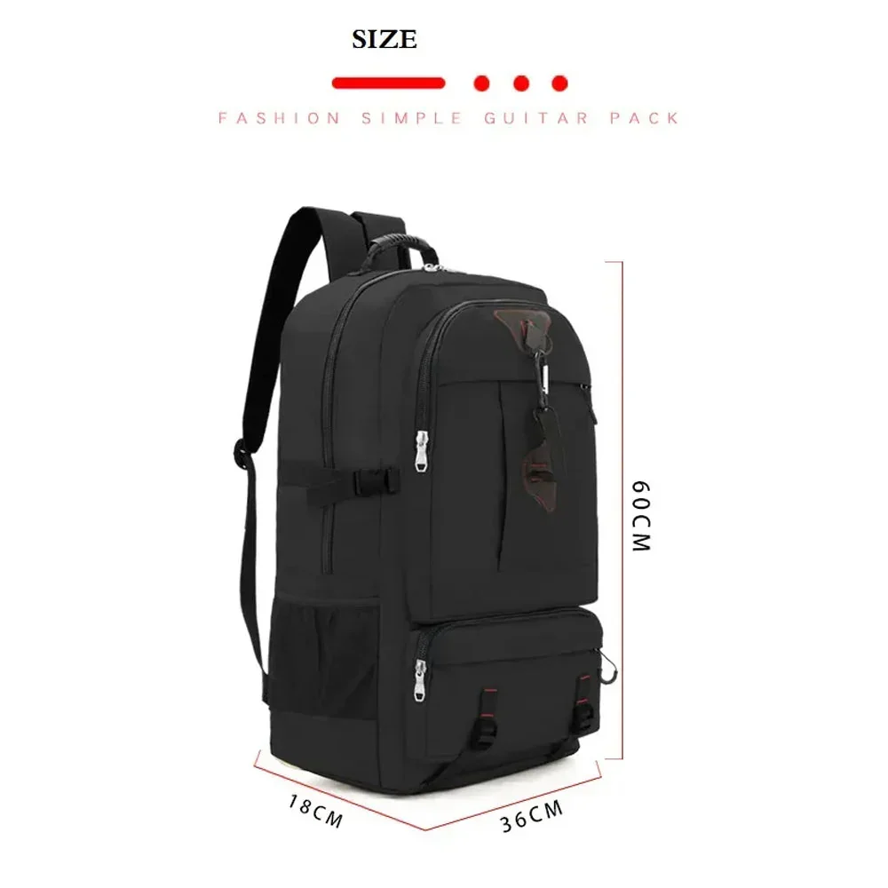 60L Travel Boarding Backpack Outdoor Trekking Luggage Hiking Camping Rucksack Large Capacity Storage BackpackBlack - Image 8