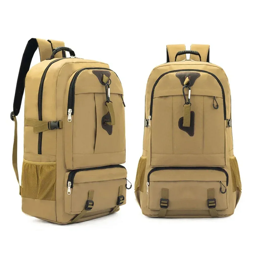 60L Travel Boarding Backpack Outdoor Trekking Luggage Hiking Camping Rucksack Large Capacity Storage BackpackBlack - Image 9