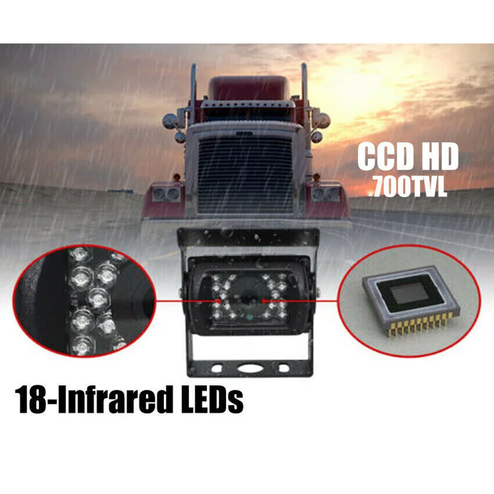 7'' Waterproof Monitor Reversing  Kit For Truck Caravan - Image 11