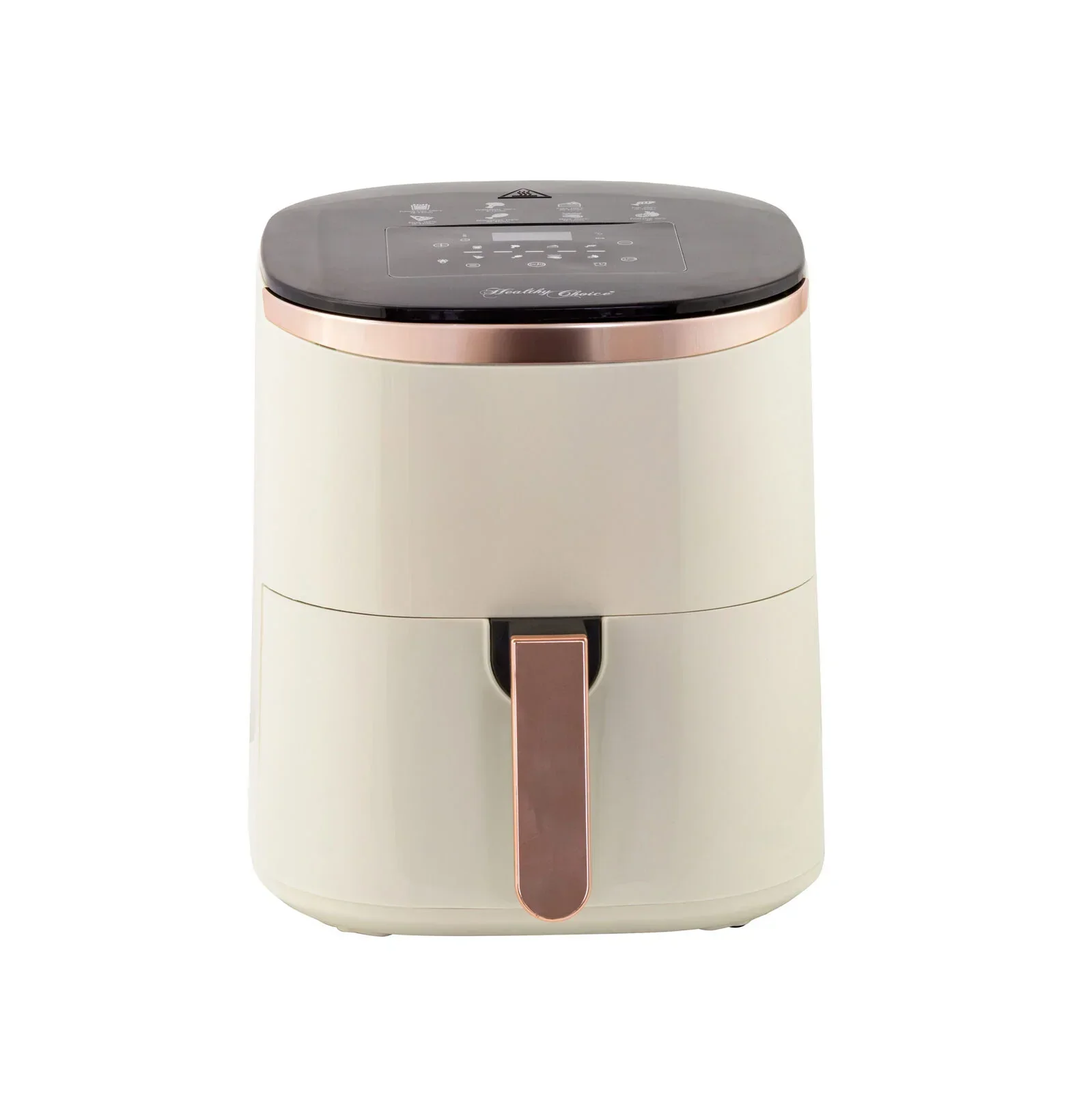 7L Digital Air Fryer with 8 pre-set Touch-control Cooking Programs - Cream - Image 2