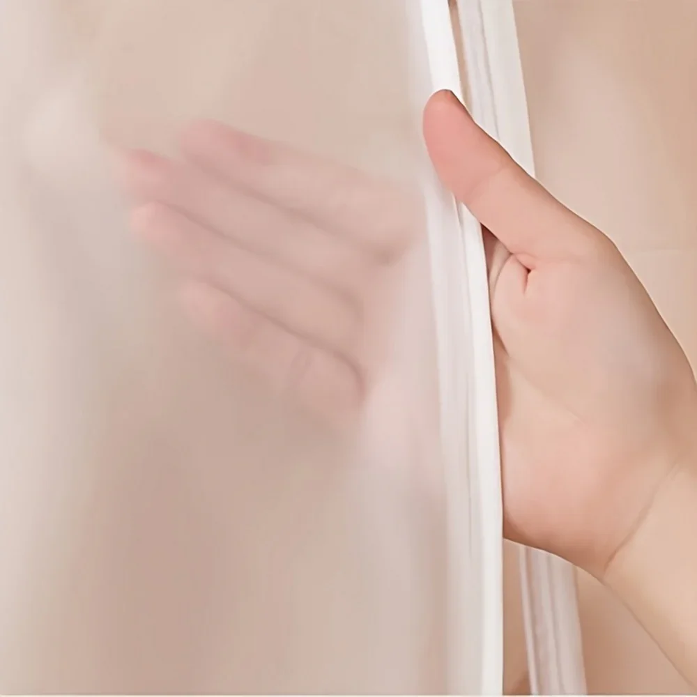 90cm Clothes Dust Cover Wardrobe Cloth Cover Clothes Storage Bag For Garments Suits Dresses Coats - Image 5