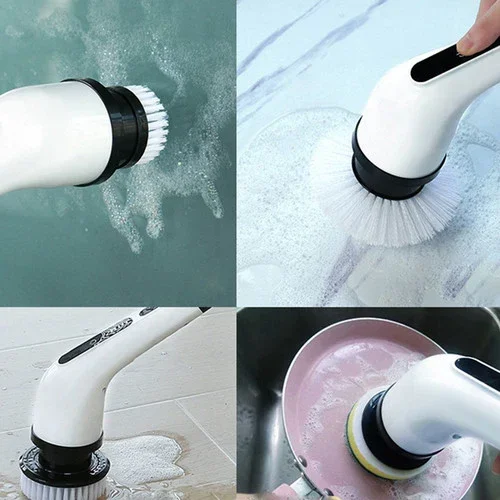 9in1 Electric Spin Scrubber Turbo Scrub Cleaning Brush Cordless Chargeable Tool - Image 4