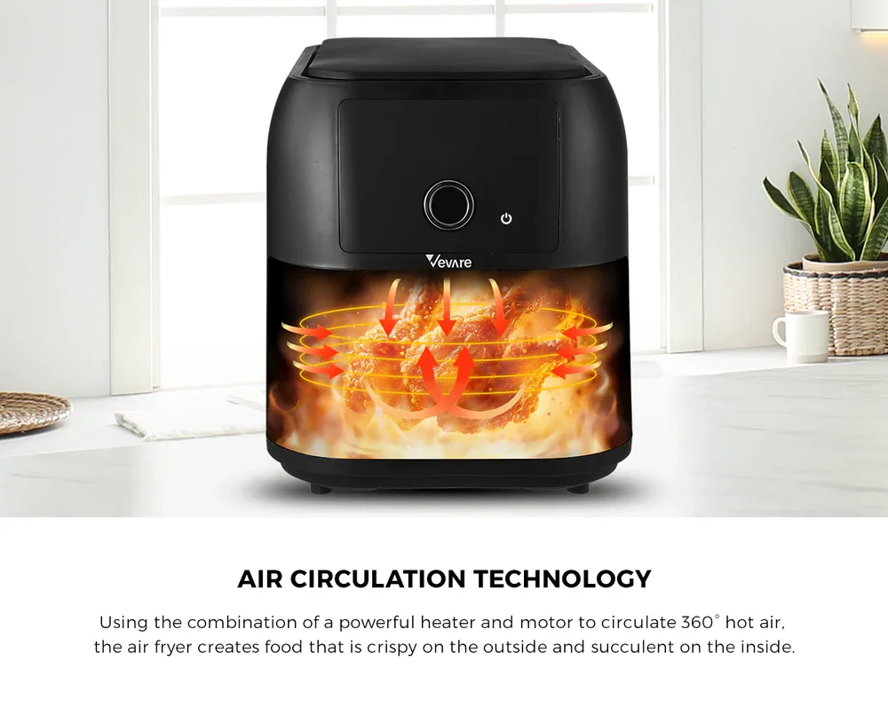 Air Fryer 8L Oven Digital Touch Oil Free Cooker 1700W - Image 8