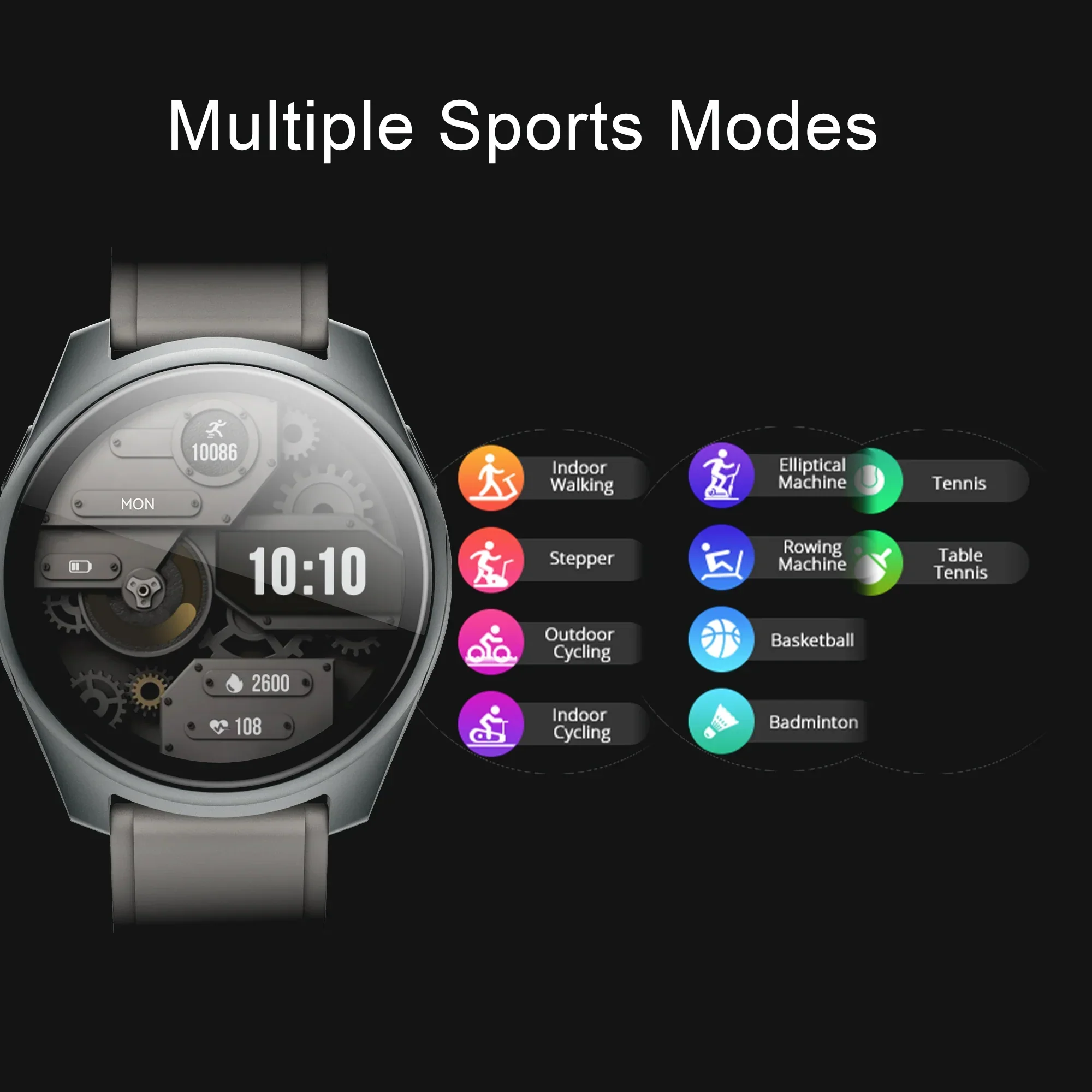 Smart Watch with Earbuds Pop-Up Headphones 4G Music Fitness Tracker W28 Pro - Image 7
