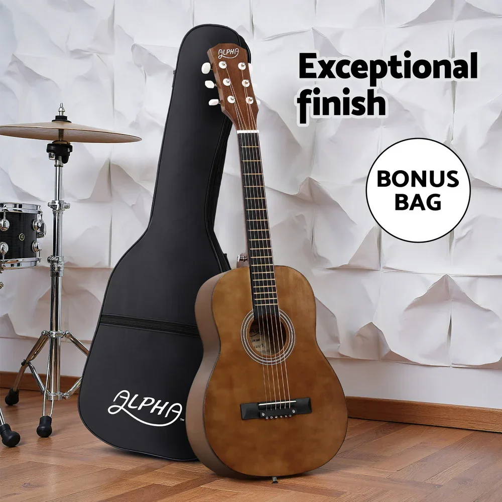 31" Steel String Acoustic Guitar Portable - Image 2