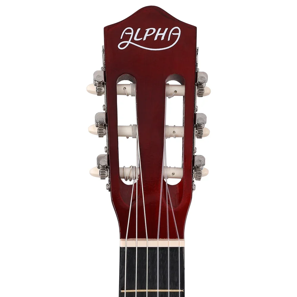 39 Inch Classical Guitar Wooden Body Nylon String Beginner Gift Natural - Image 3