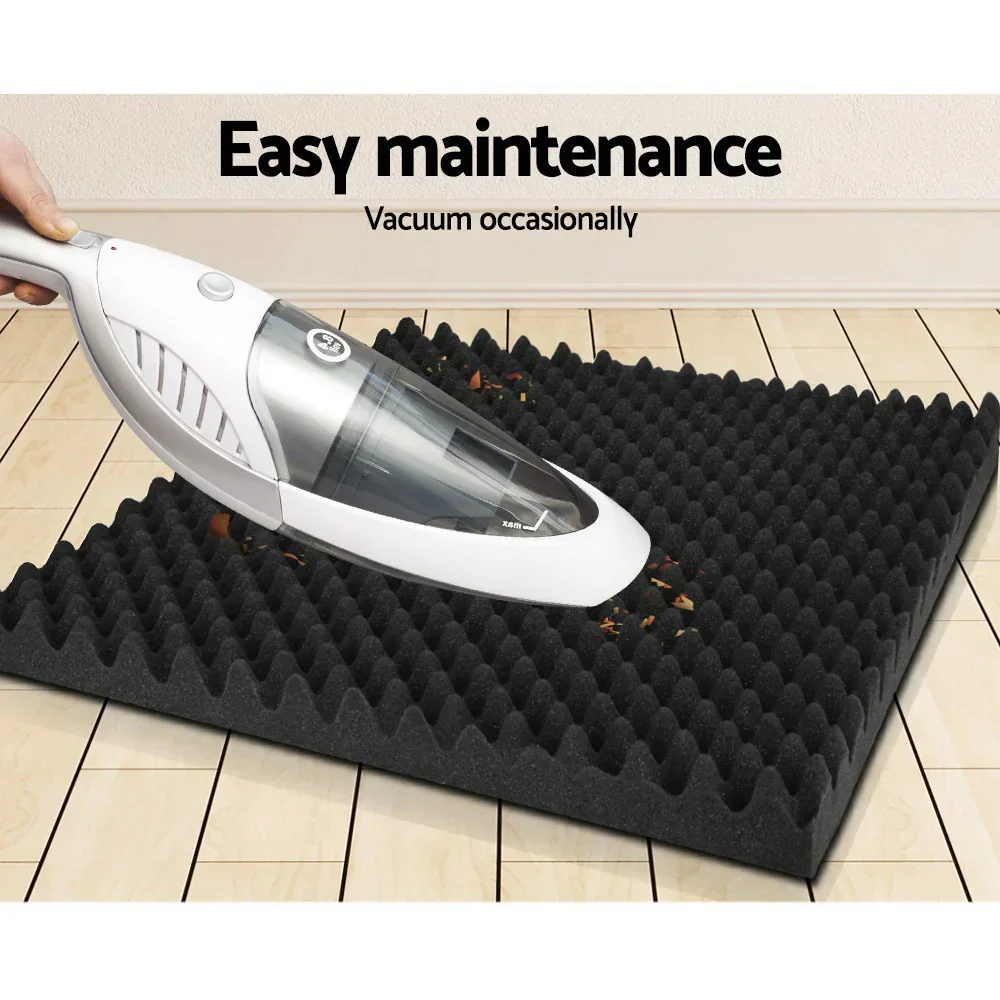 Acoustic Foam 40pcs 50x50x5cm Sound Absorption Proofing Panels Eggshell - Image 5