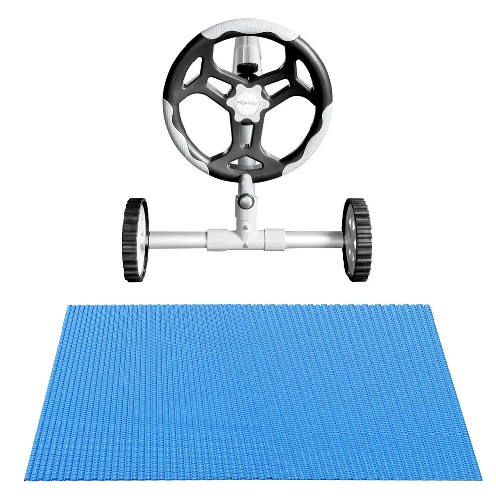 Pool Cover 600 Micron Heat Solar Blanket 9.5x5m w/ 5.55m Roller - Image 6