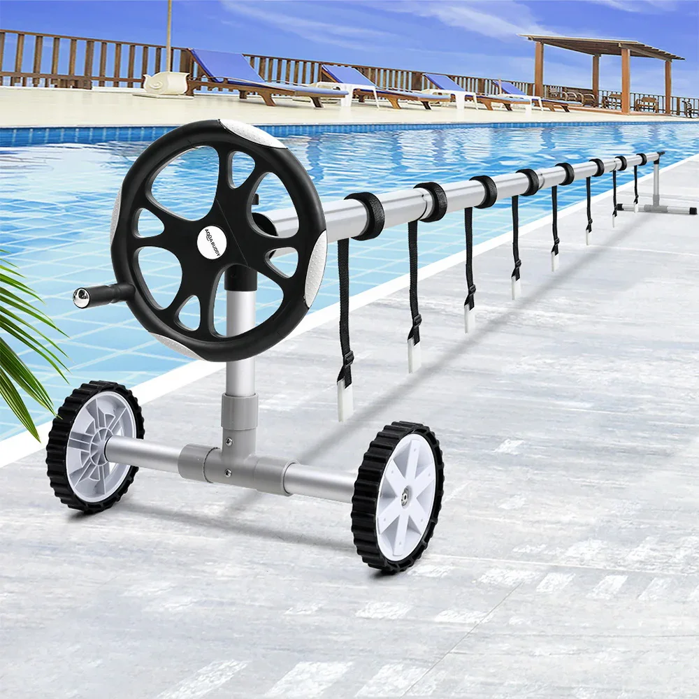 Pool Cover Roller 6.55m Adjustable Swimming Pool Solar Blanket Reel - Image 7