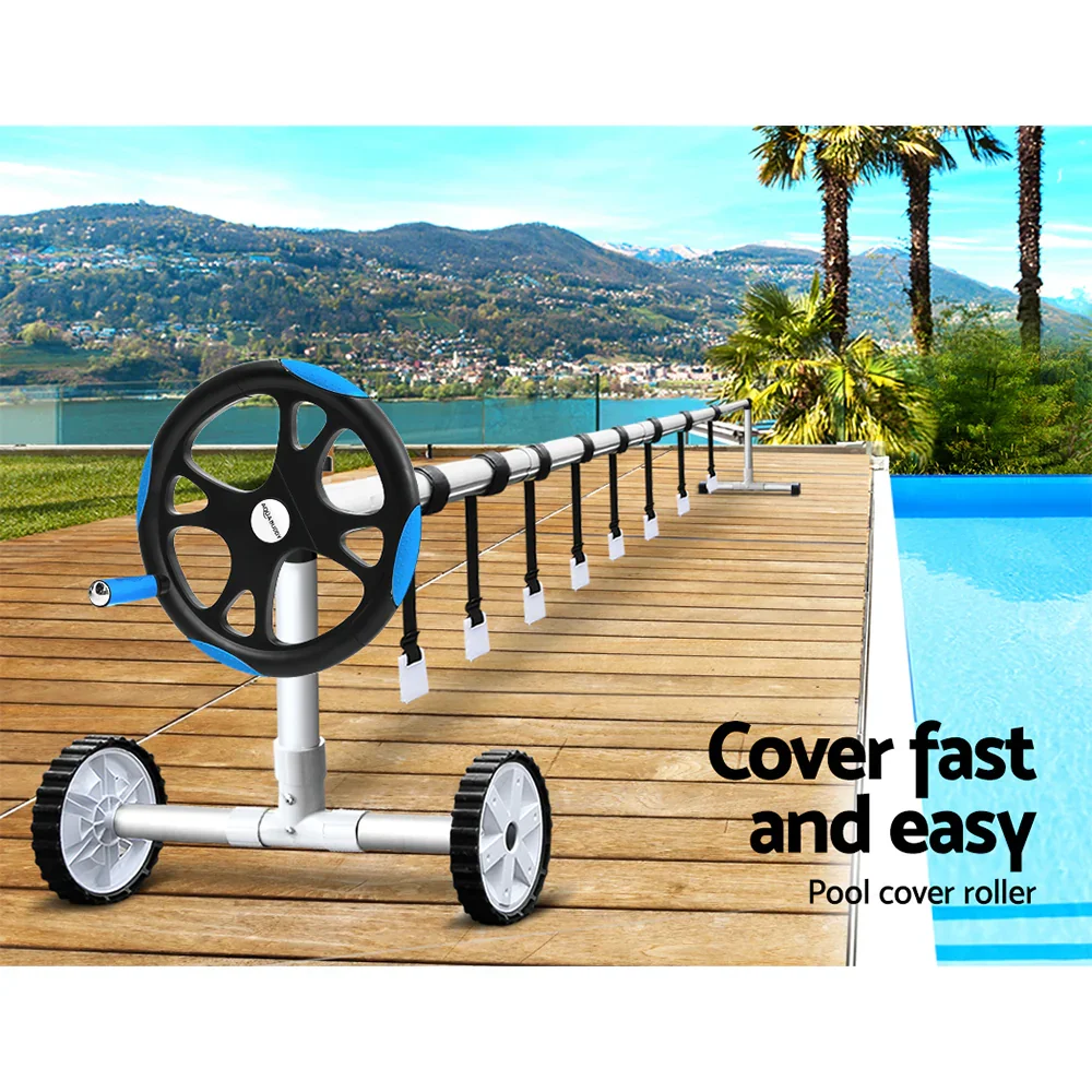 Pool Cover Roller 5.5m Adjustable Swimming Pool Solar Blanket Reel Blue - Image 6