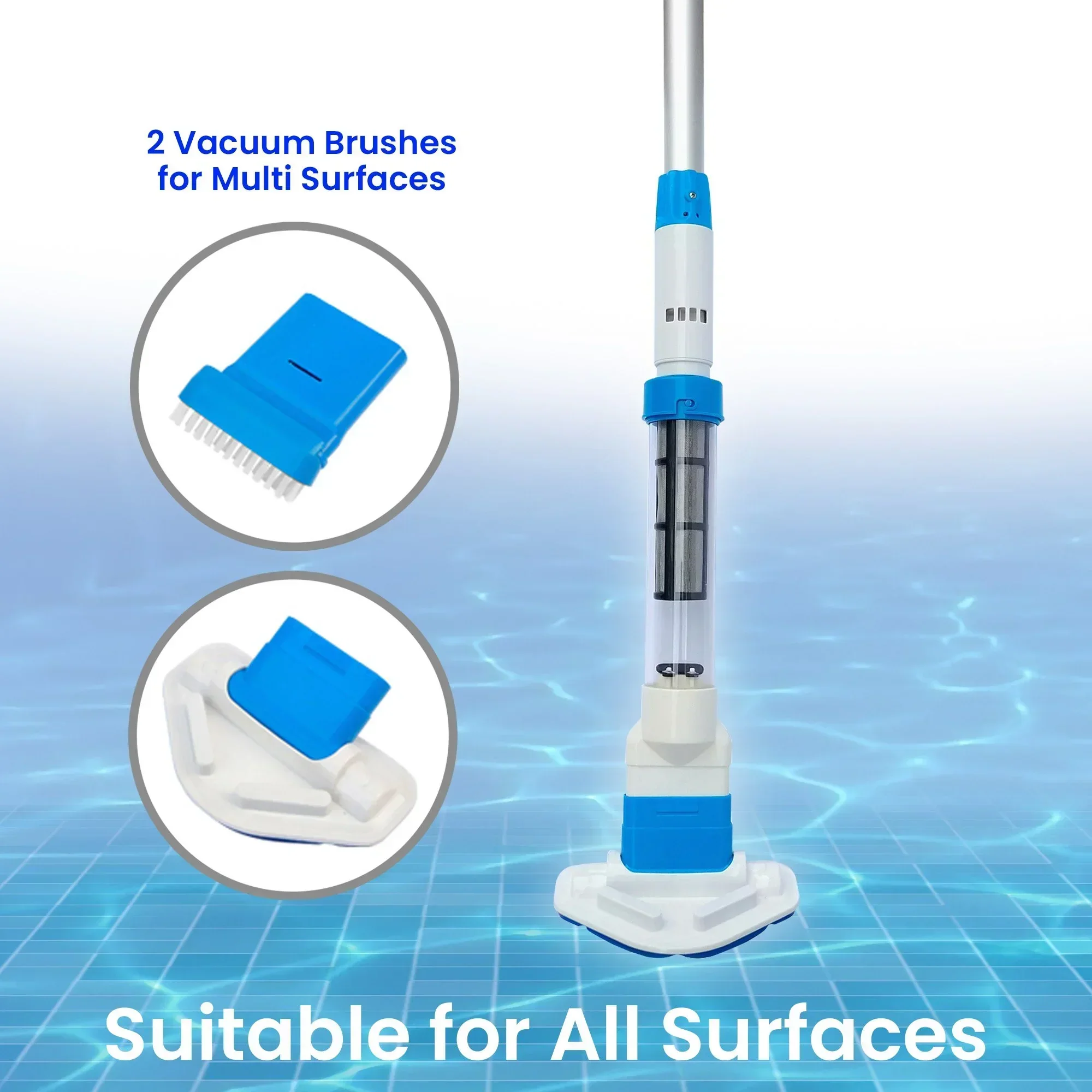 127 Portable Rechargeable Spa and Pool Vacuum Cleaner - Image 3