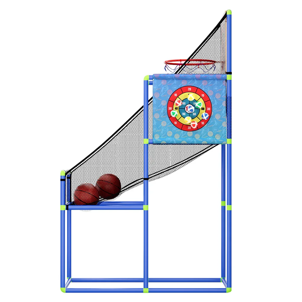 Basketball Arcade Game Electronic Scorer 3 Games Adjustable Kids Blue - Image 6