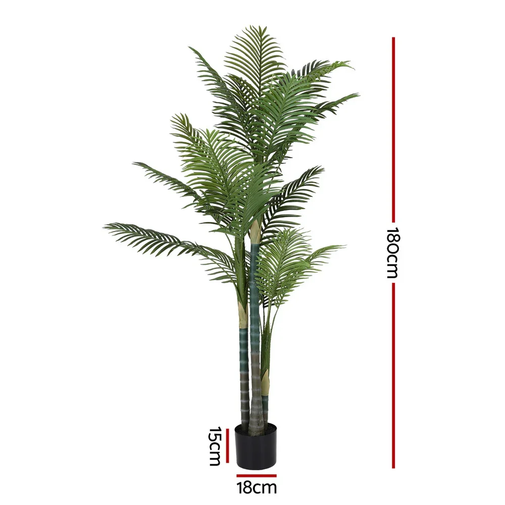 180cm Artificial Palm Tree Faux Trees Indoor Decor Artificial Plants Lifelike Plant 1.8M - Image 3