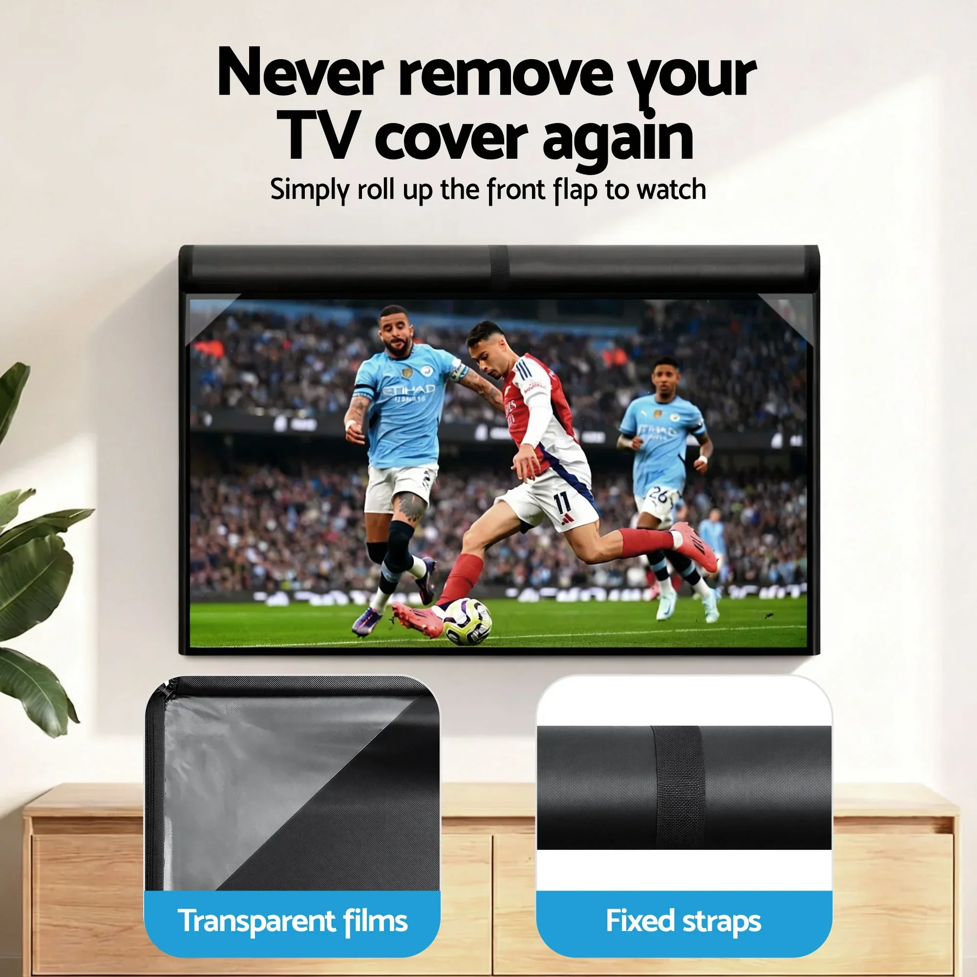 40-43 Inch TV Cover Waterproof Outdoor Patio Flat Television Protector - Image 5