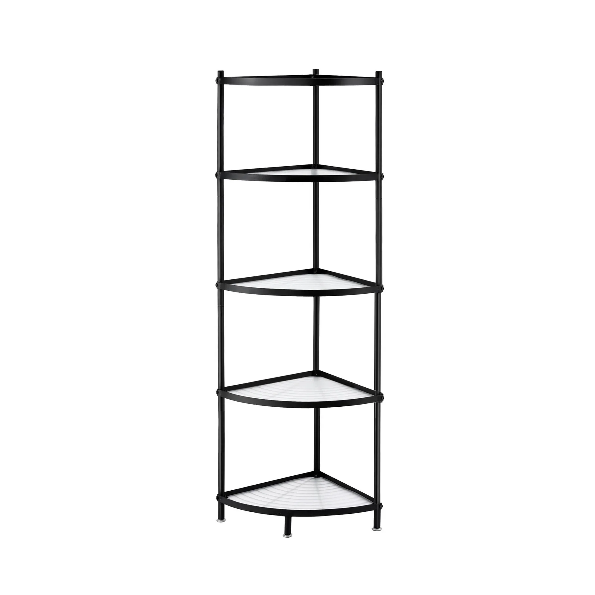 5-Tier Kitchen Corner Shelf Rack Stand Microwave Metal Storage Shelves - Image 9