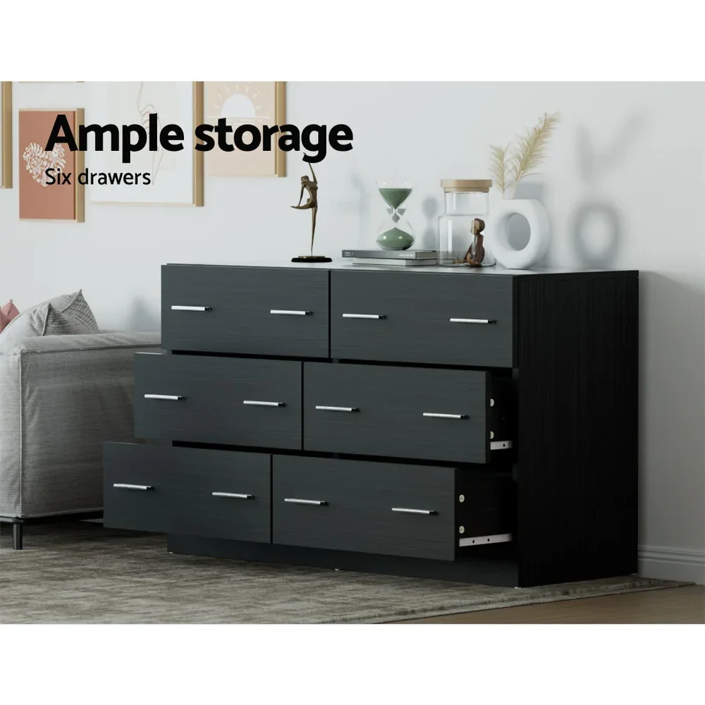 6 Chest of Drawers - VEDA Black - Image 6