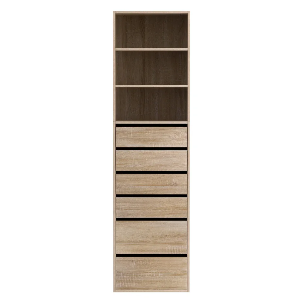 6 Chest of Drawers Tallboy Cabinet Pine - Image 7
