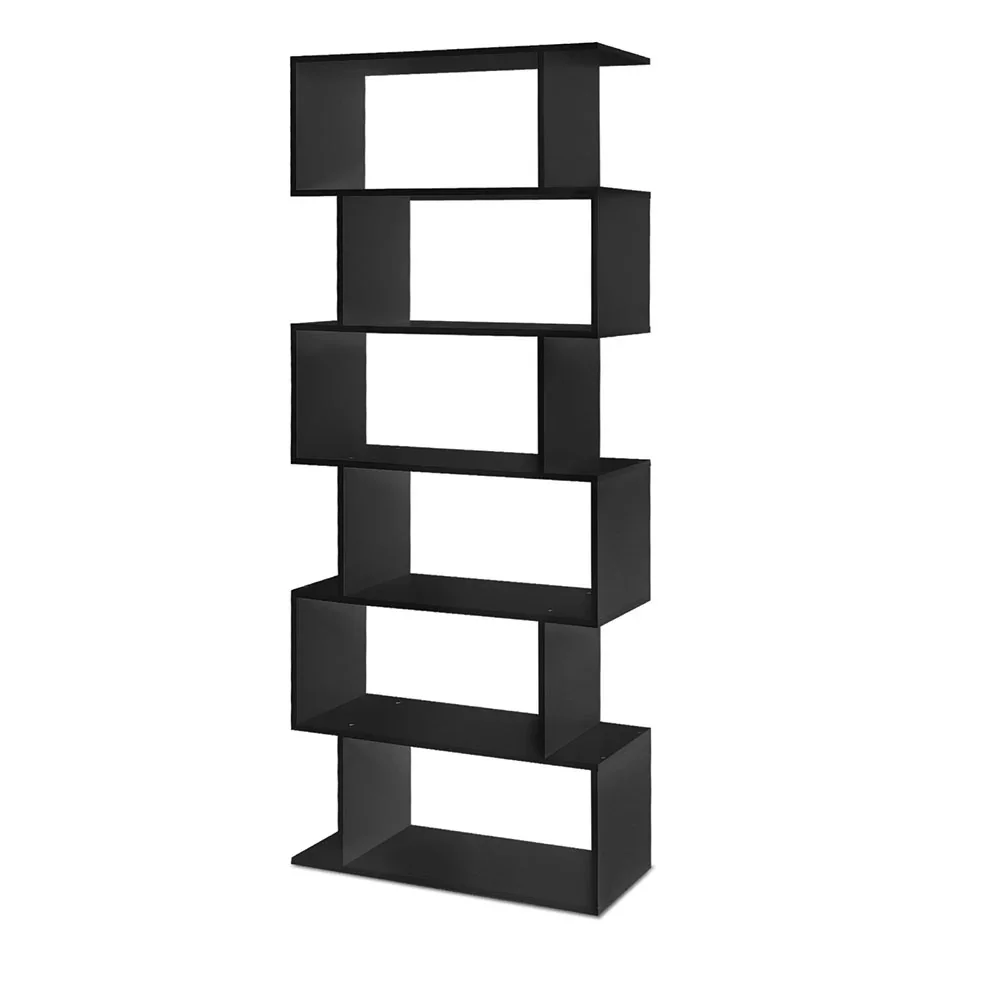 Bookshelf 6 Tiers - RIVA Black - Image 3