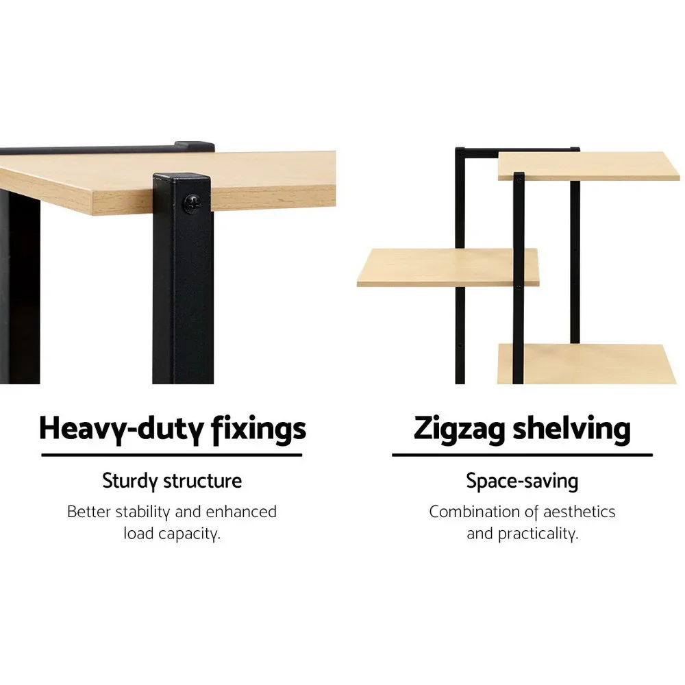 Plant Stand 6 Tier Metal Zigzag Flower Pot Shelf - Image 3