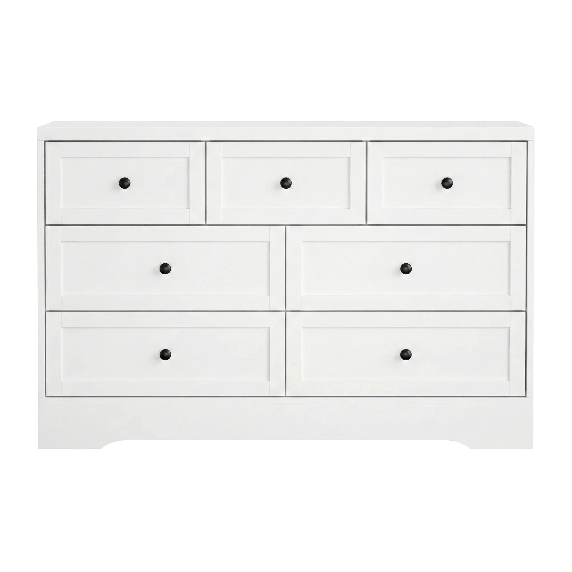 7 Chest of Drawers Dresser Table White - Image 8