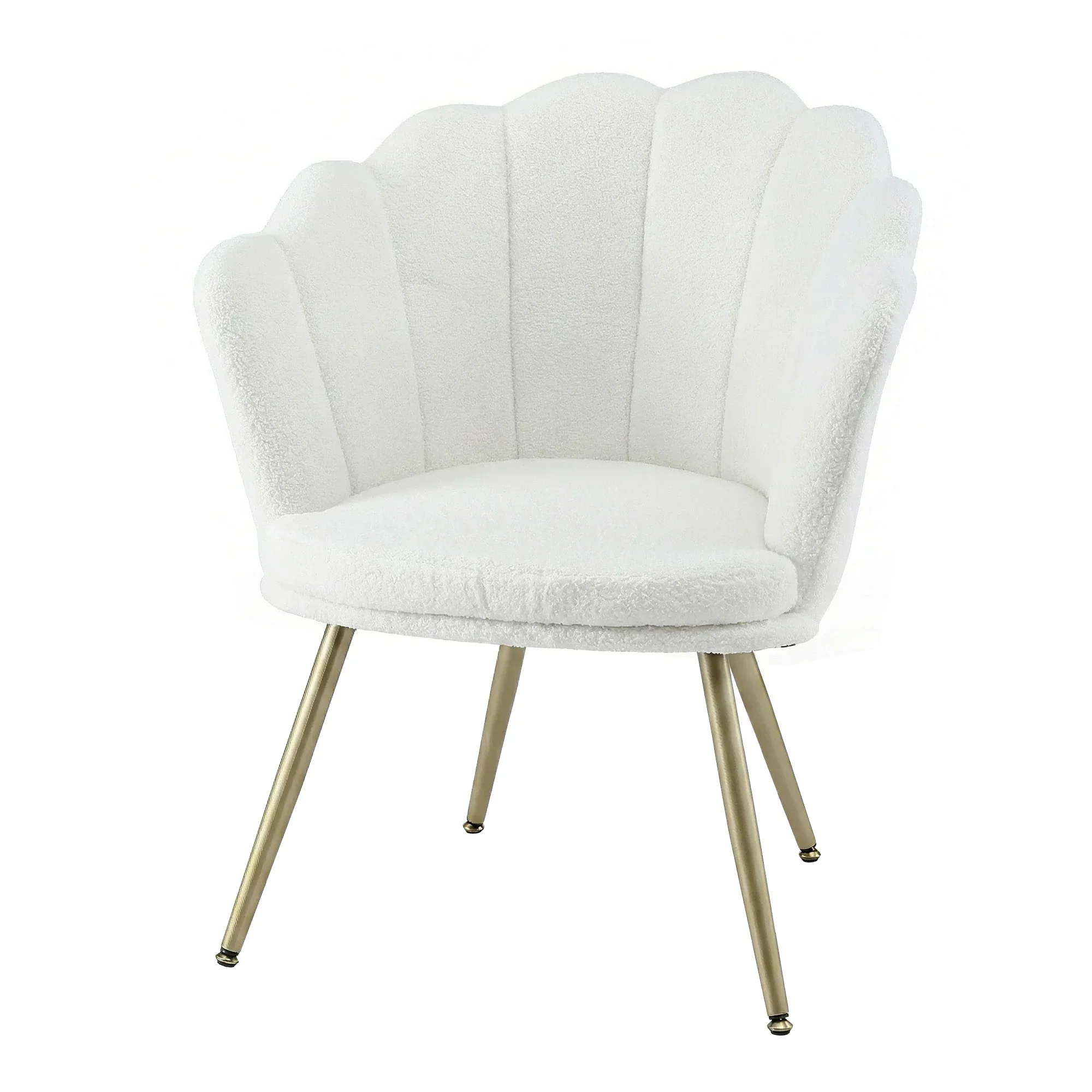 Armchair Teddy Fleece White Callista - Image 6