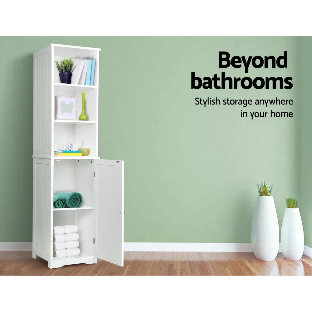 Bathroom Cabinet Storage 160cm White - Image 3