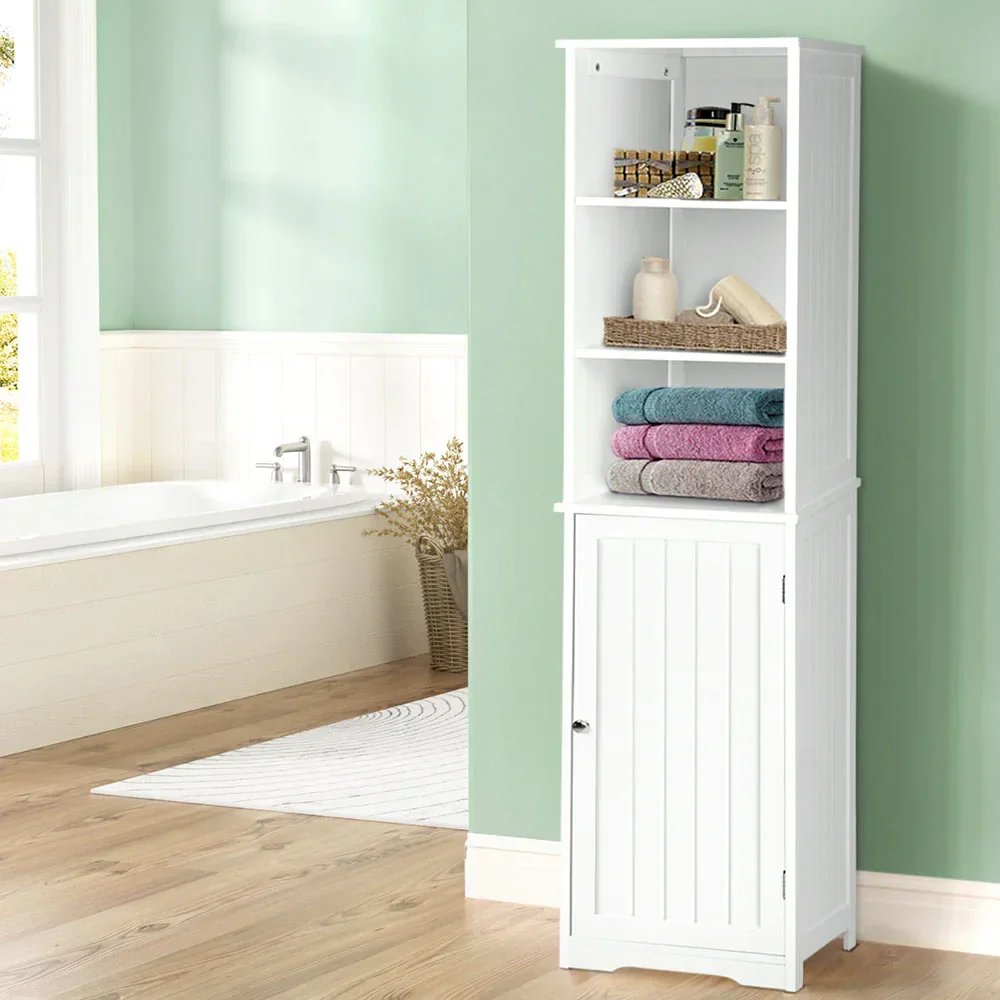 Bathroom Cabinet Storage 160cm White - Image 8