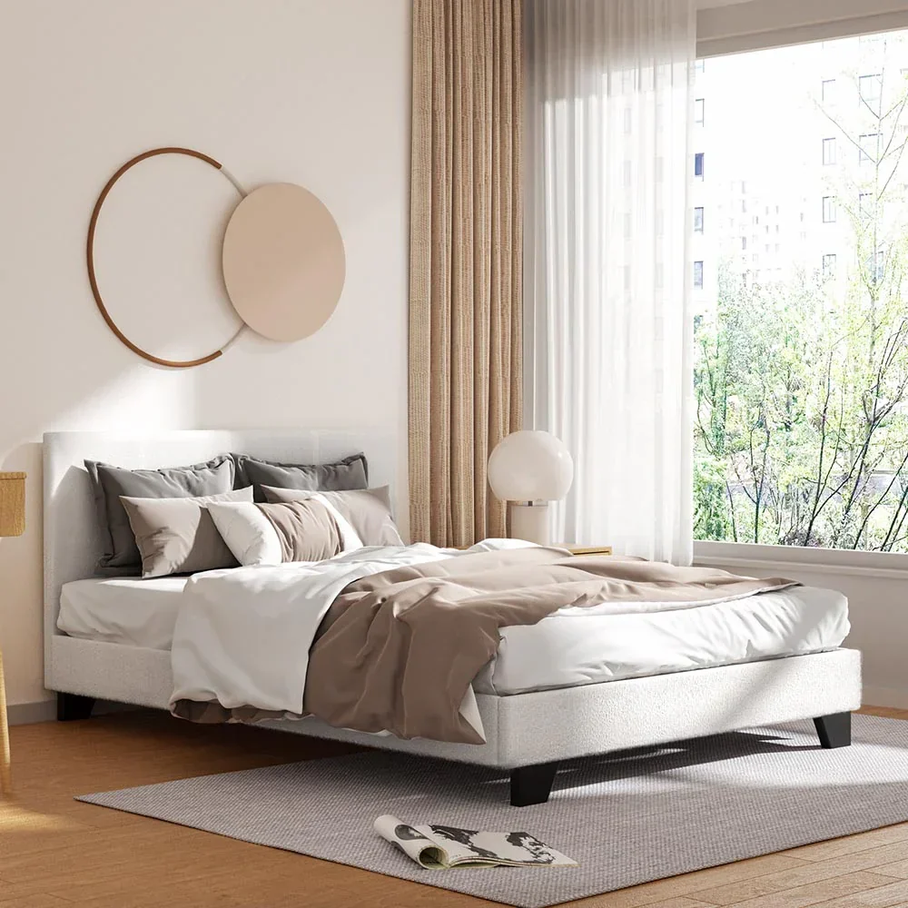 Bed Frame Double Size Boucle NEO - Image 7