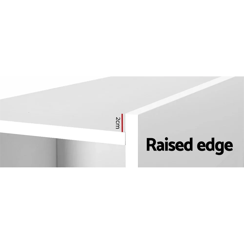 Bed Head Headboard King with Shelves - CABI White - Image 4