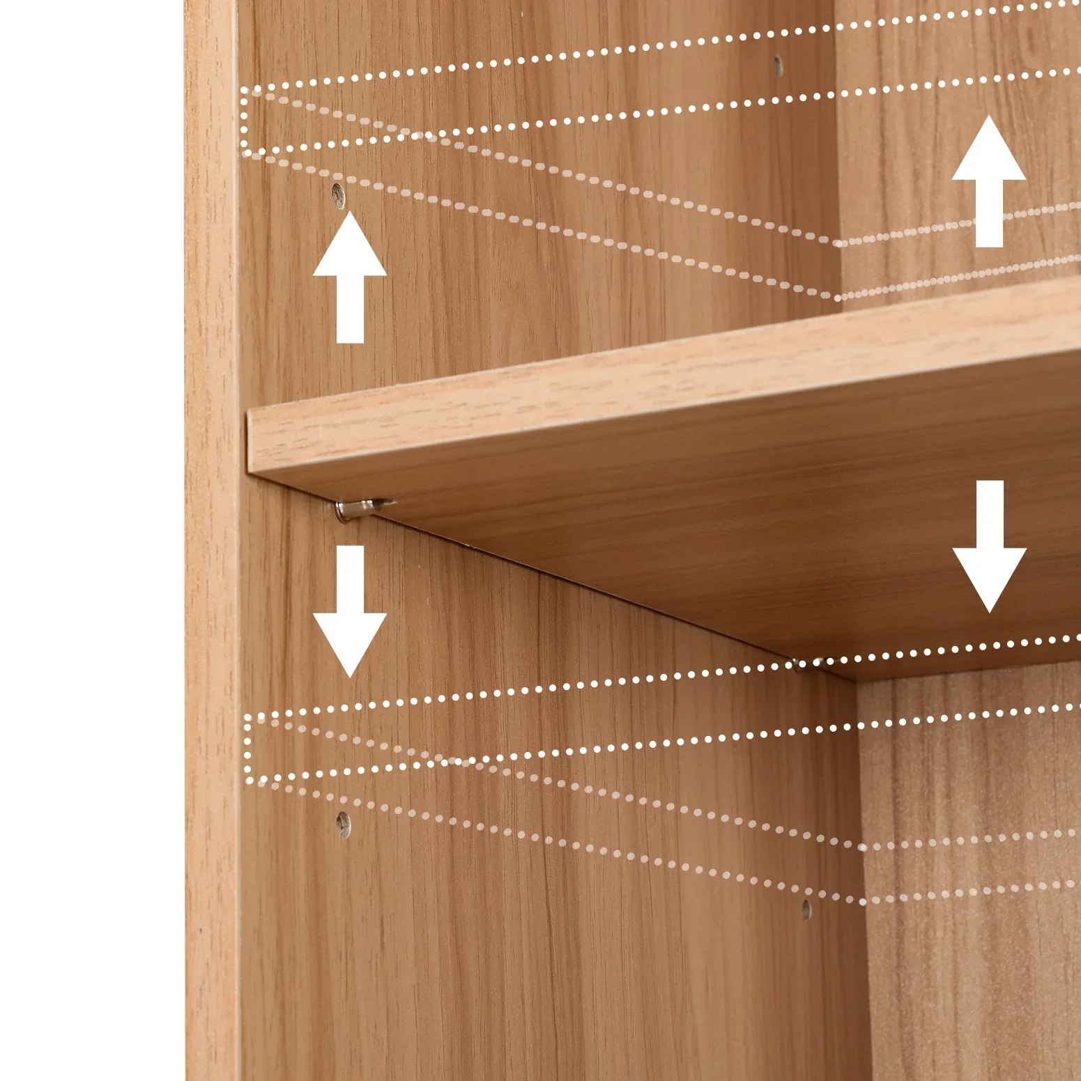 Bookshelf 7 Tiers MILO Pine - Image 6