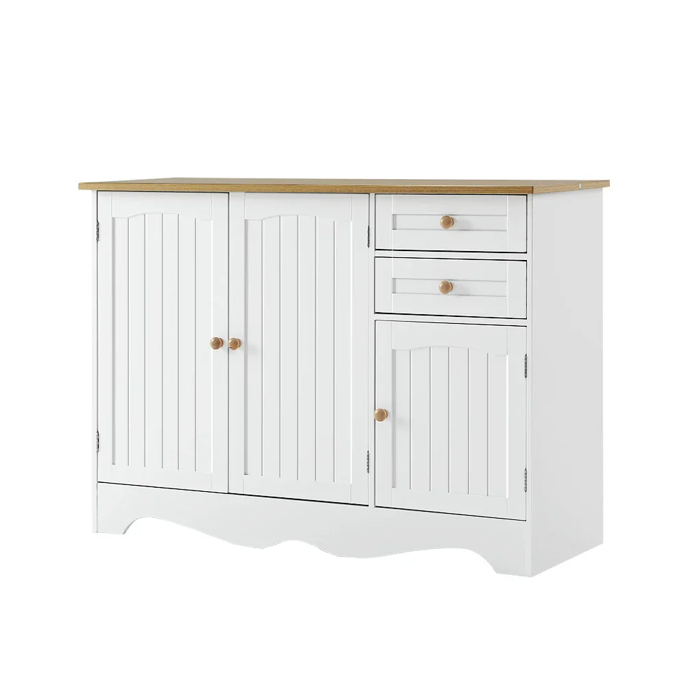 Buffet Sideboard 3 Doors - BERNE White - Image 3