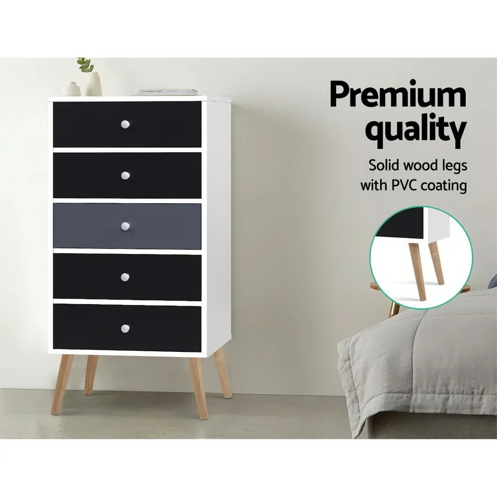 5 Chest of Drawers - BONDS White - Image 8