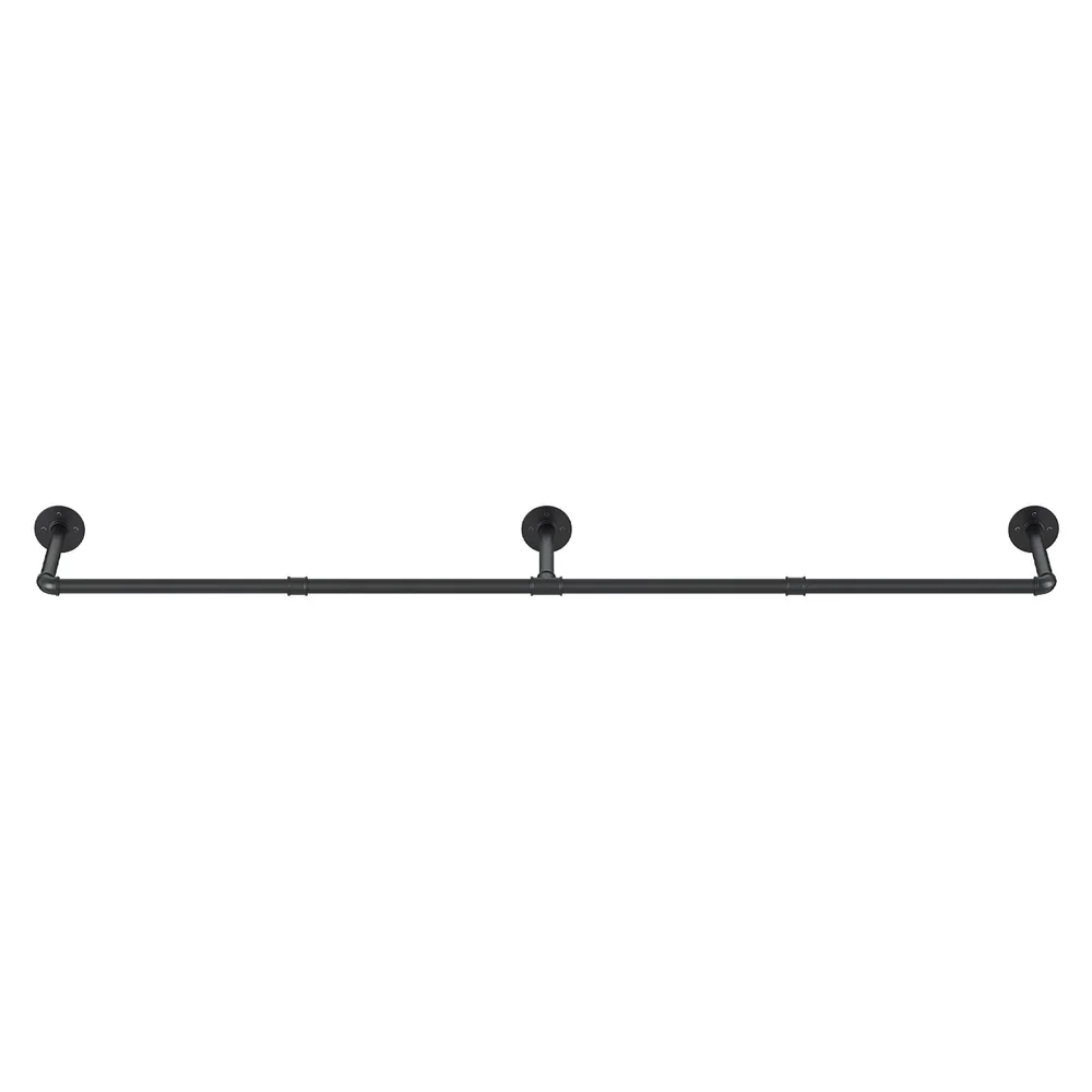 Clothes Rack Airer Floating Shelf Metal - Image 3