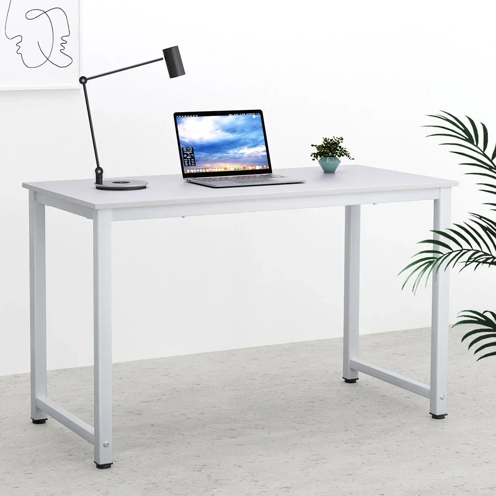 Computer Desk Home Office Study Table White 120CM - Image 7