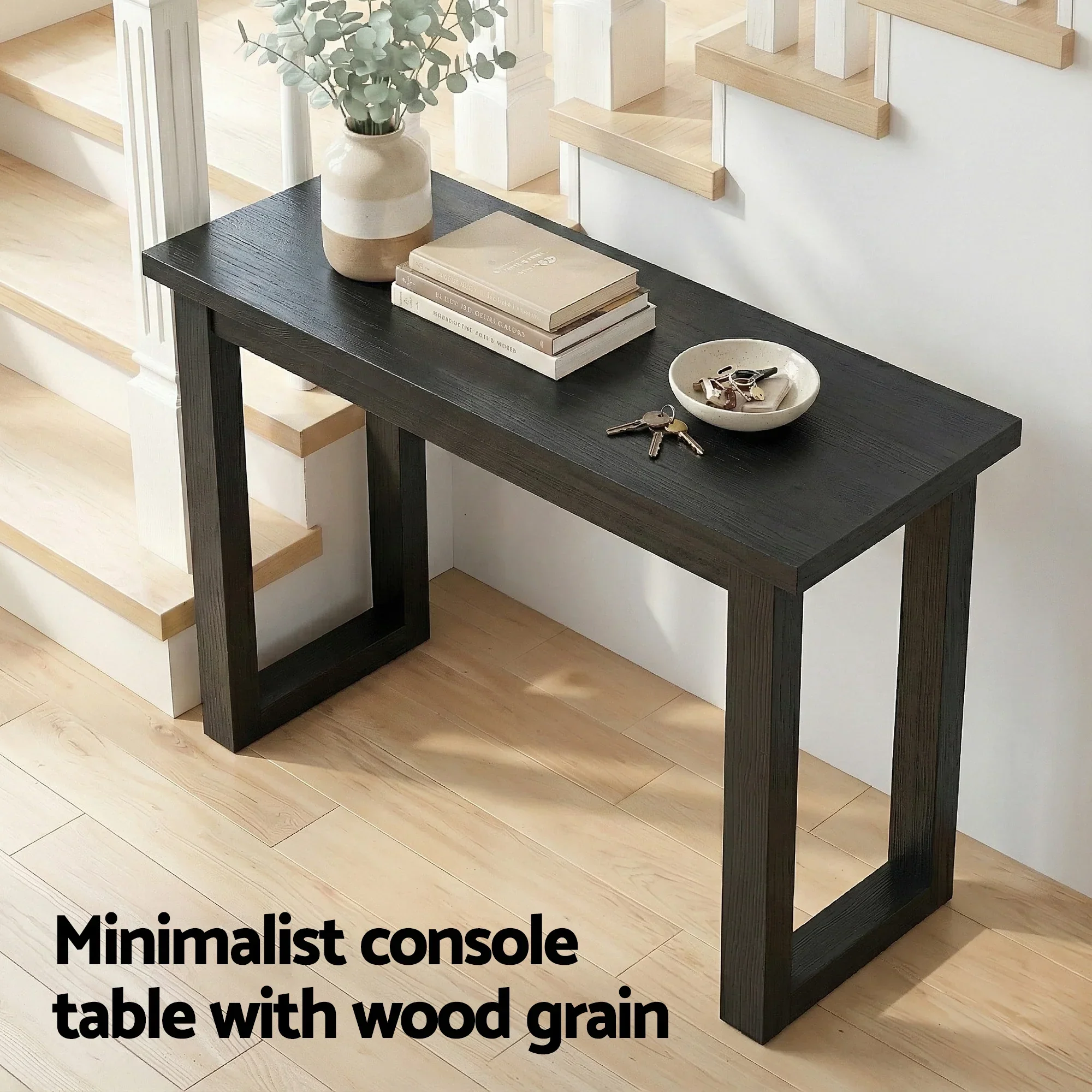 Console Table 110CM Black - Image 4