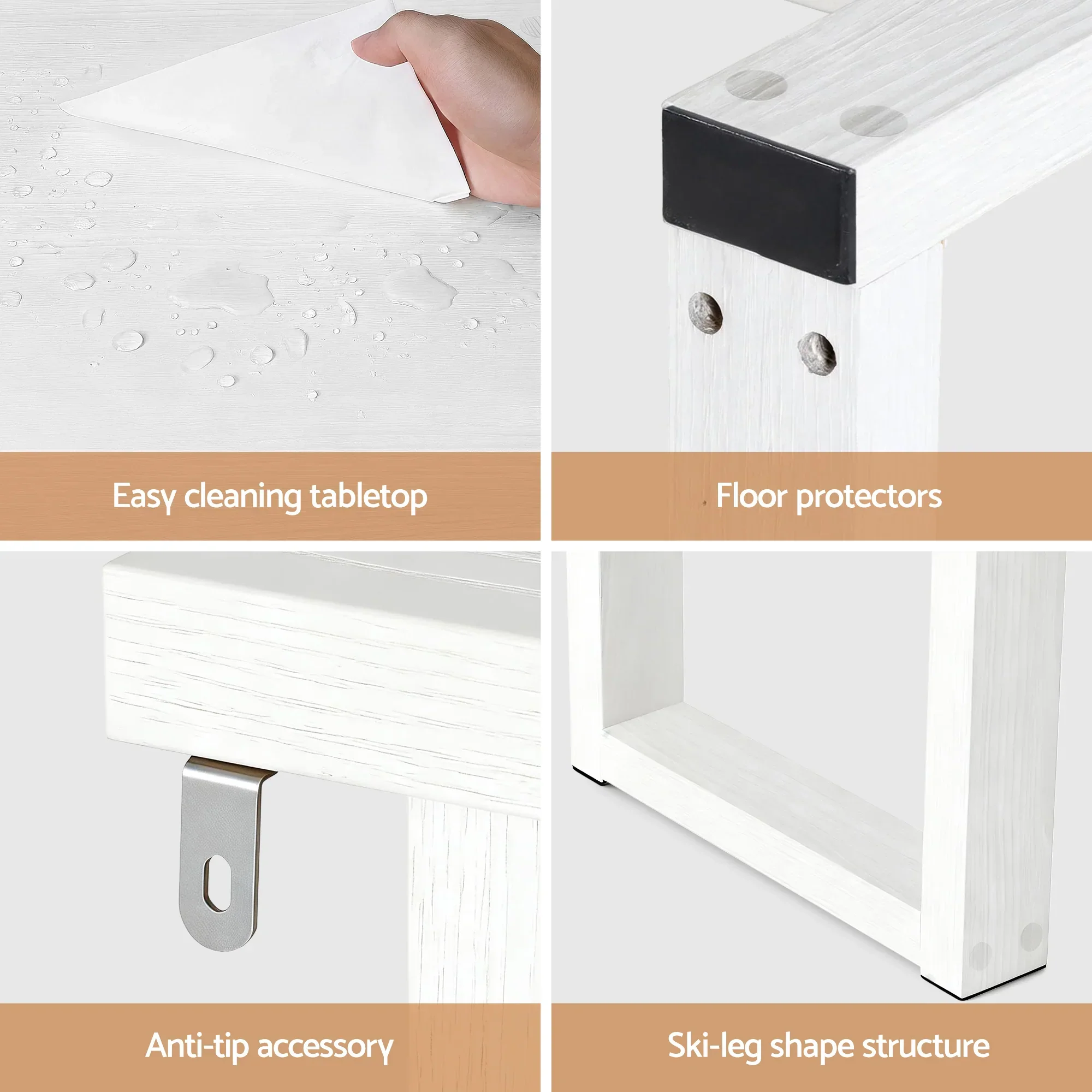 Console Table 110CM White - Image 6