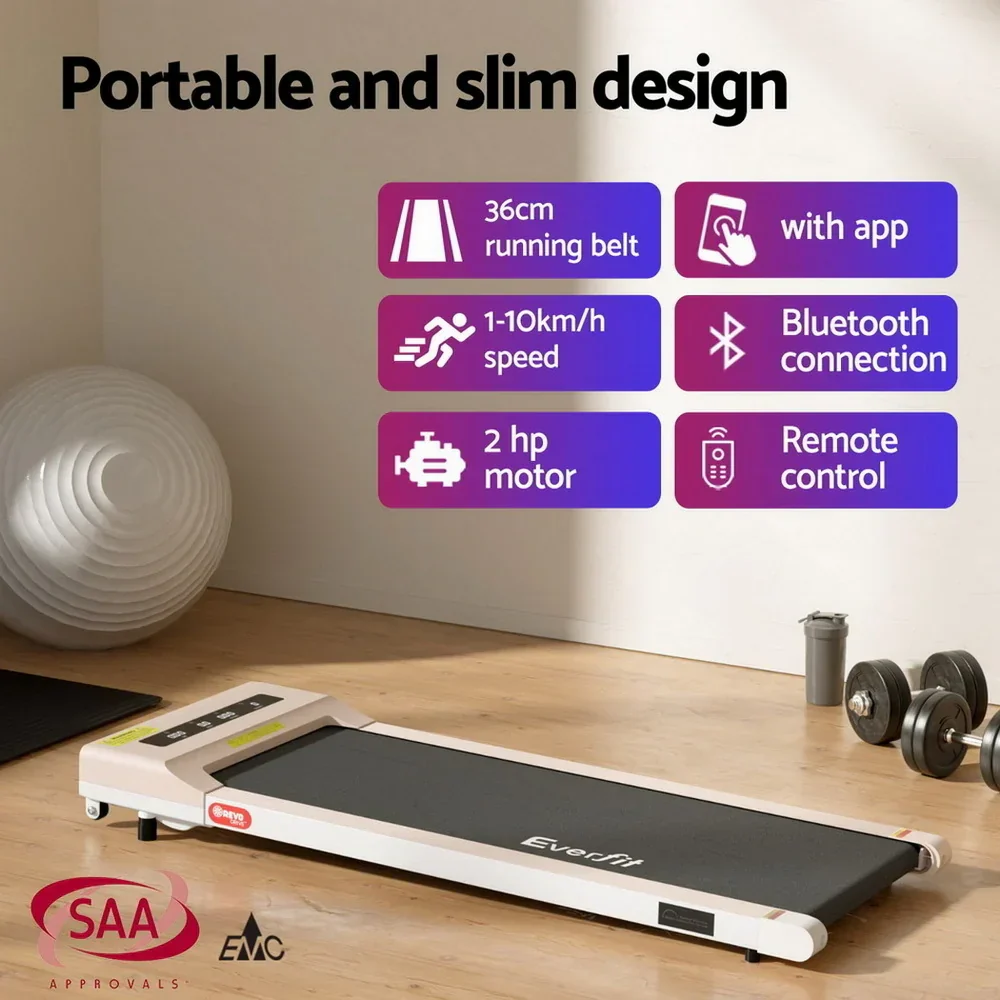 Electric Treadmill with 120cm Automatic Standing Desk Walking Pad 360mm - Image 5