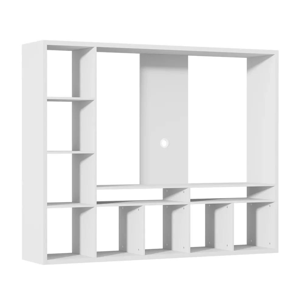 Entertainment Center Unit TV Stand TV Cabinet Open Shelves 183CM White - Image 5