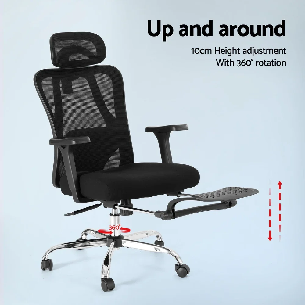 Ergonomic Mesh Office Chair Black - Image 7