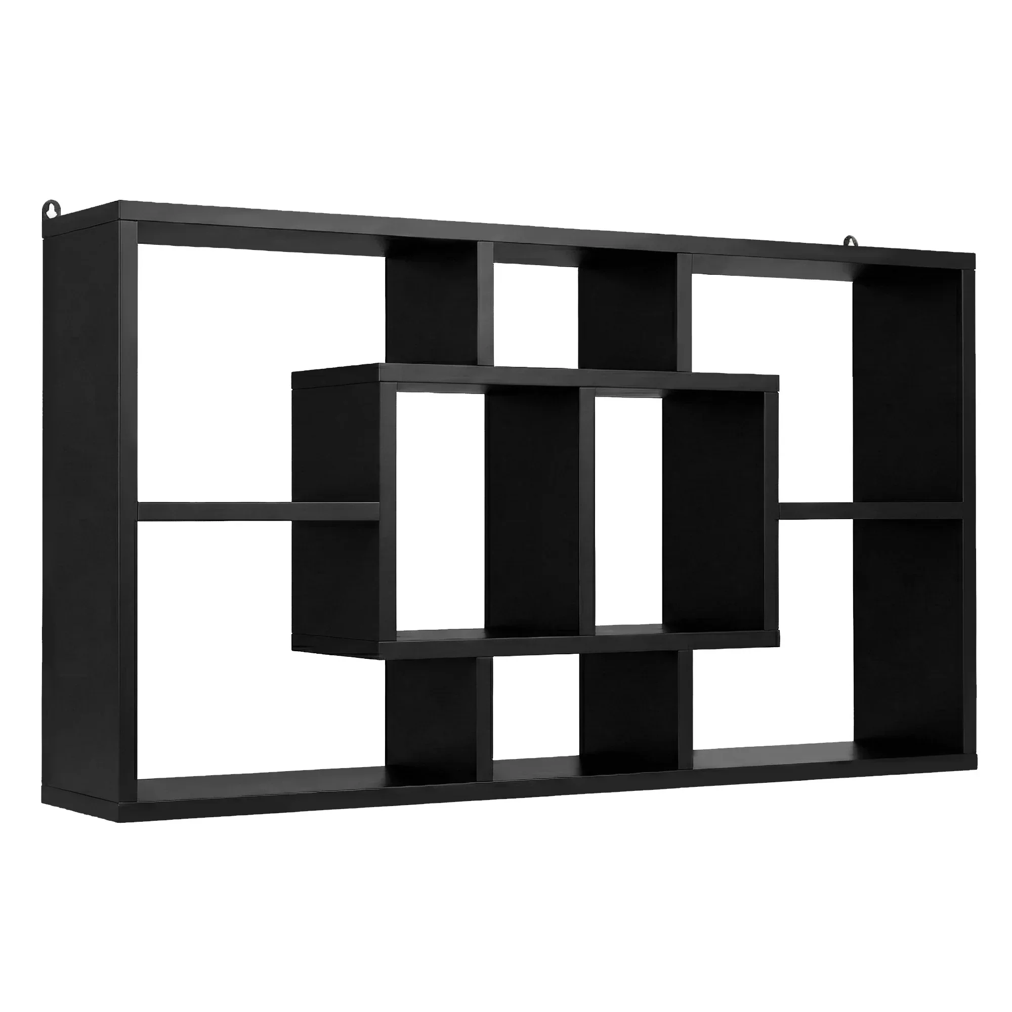Floating Wall Shelves Bookshelf Black