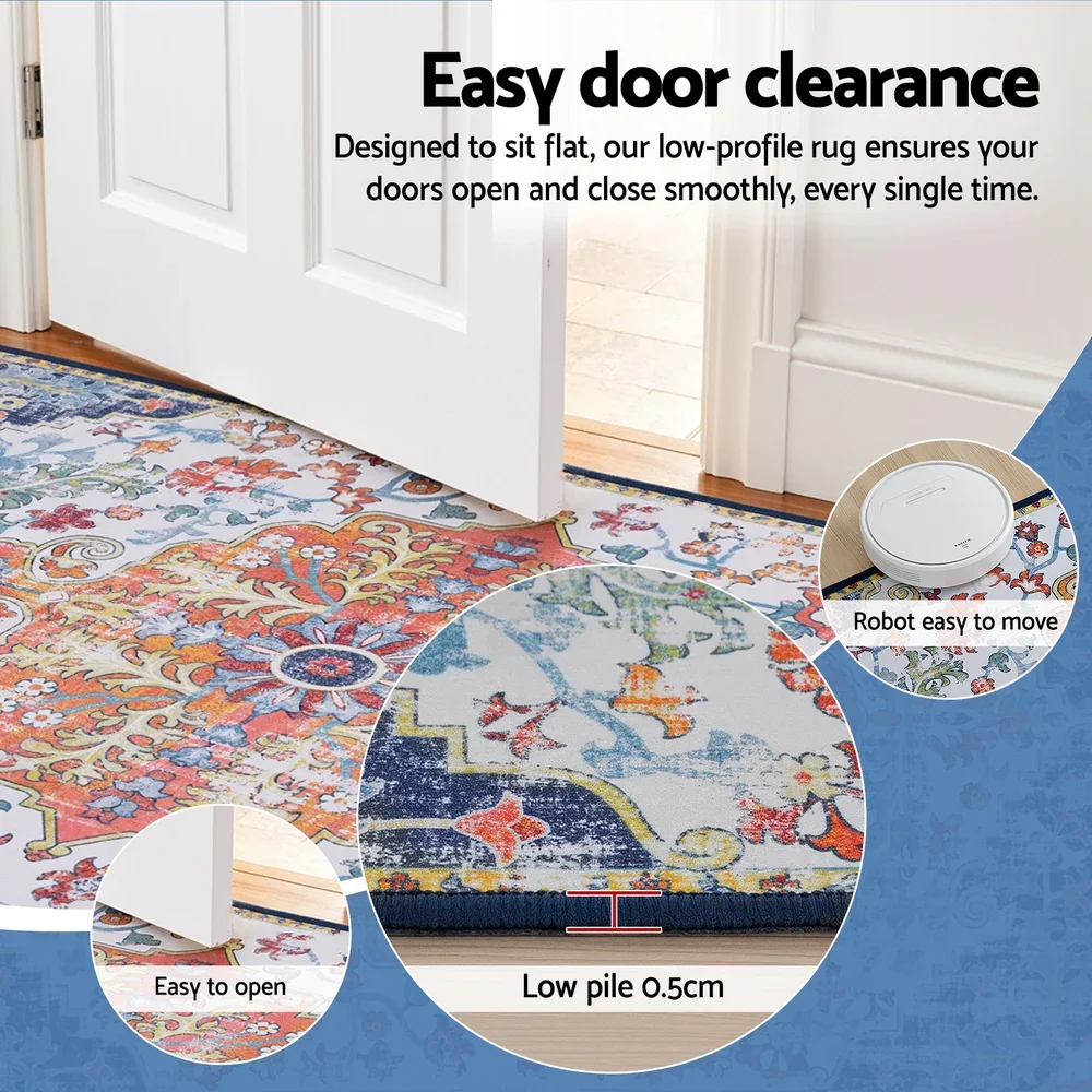Floor Rug 120X170cm Large Washable Geometric Area Rug Modern Carpet Mat - Image 5