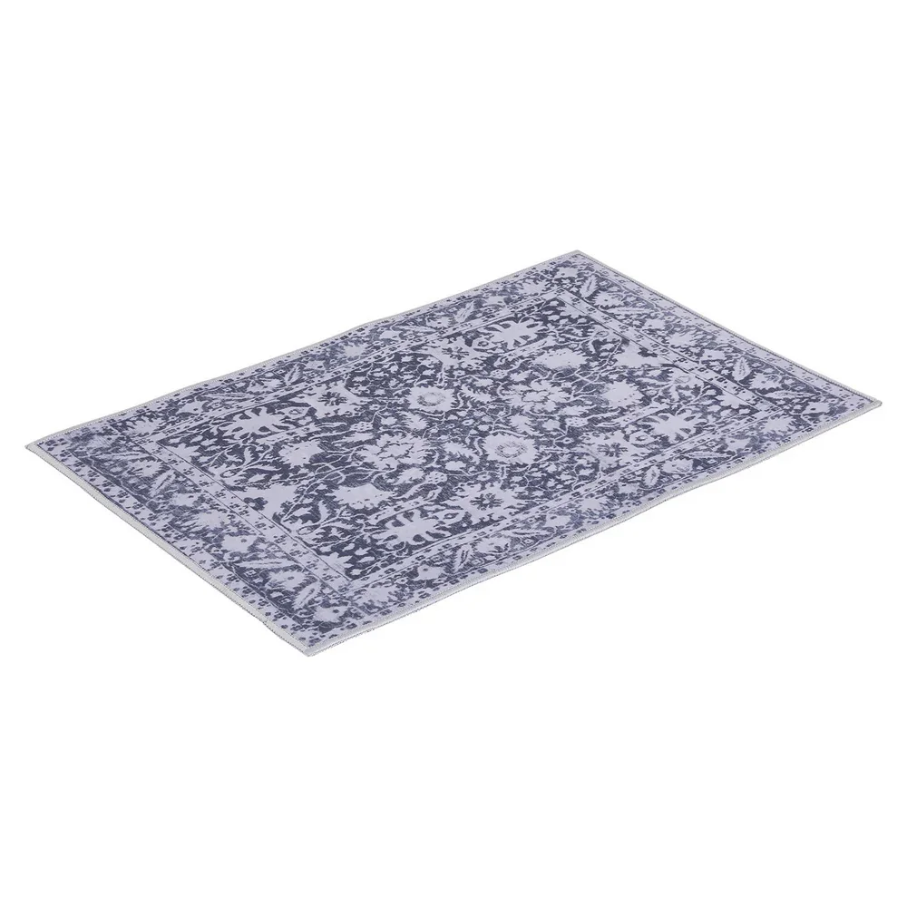 Floor Rug 50X80cm Doormat Soft Velvet Non-Slip Bath Mat Small Rug Modern - Image 2